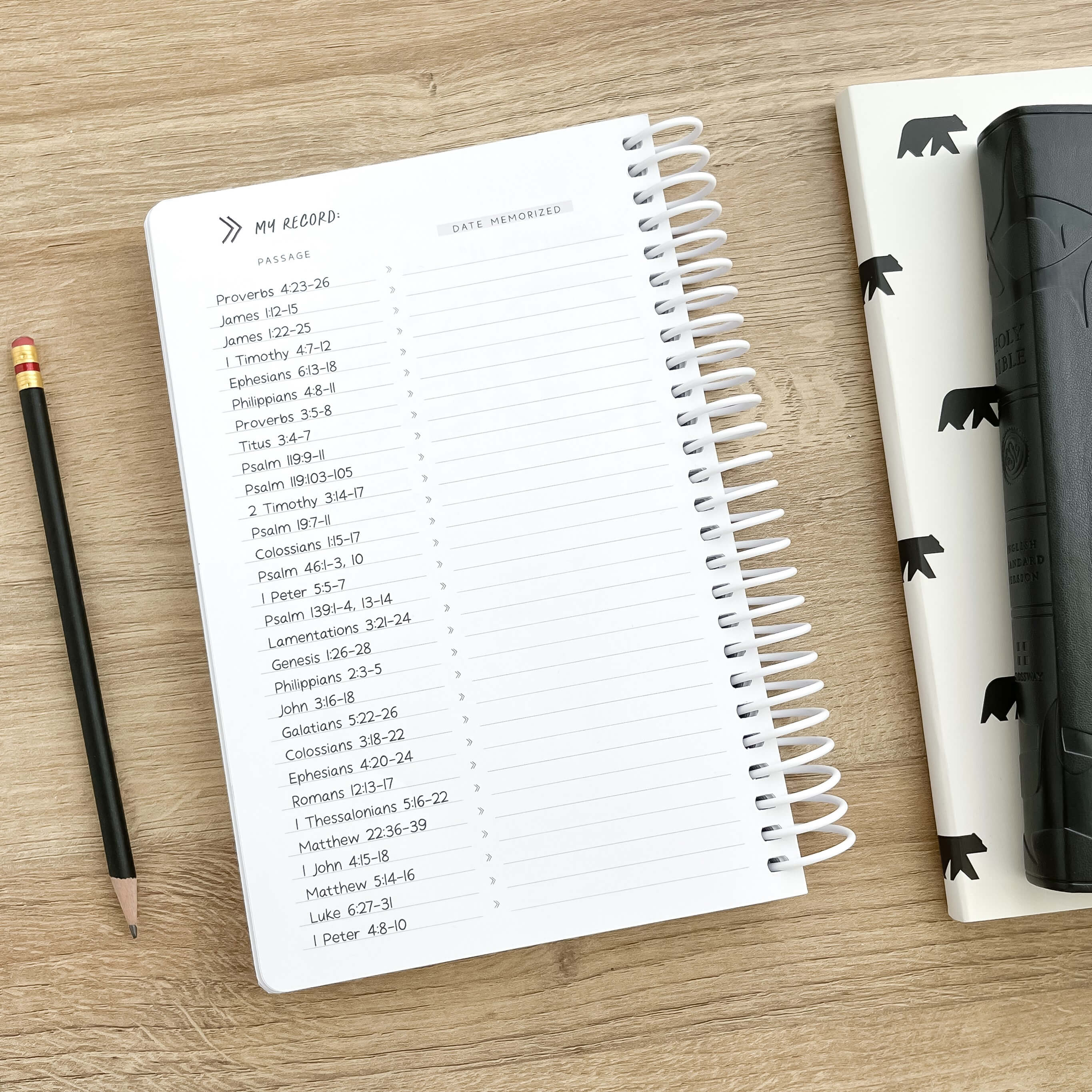 Scripture Memory Journal - Junior (Ages 8-12)
