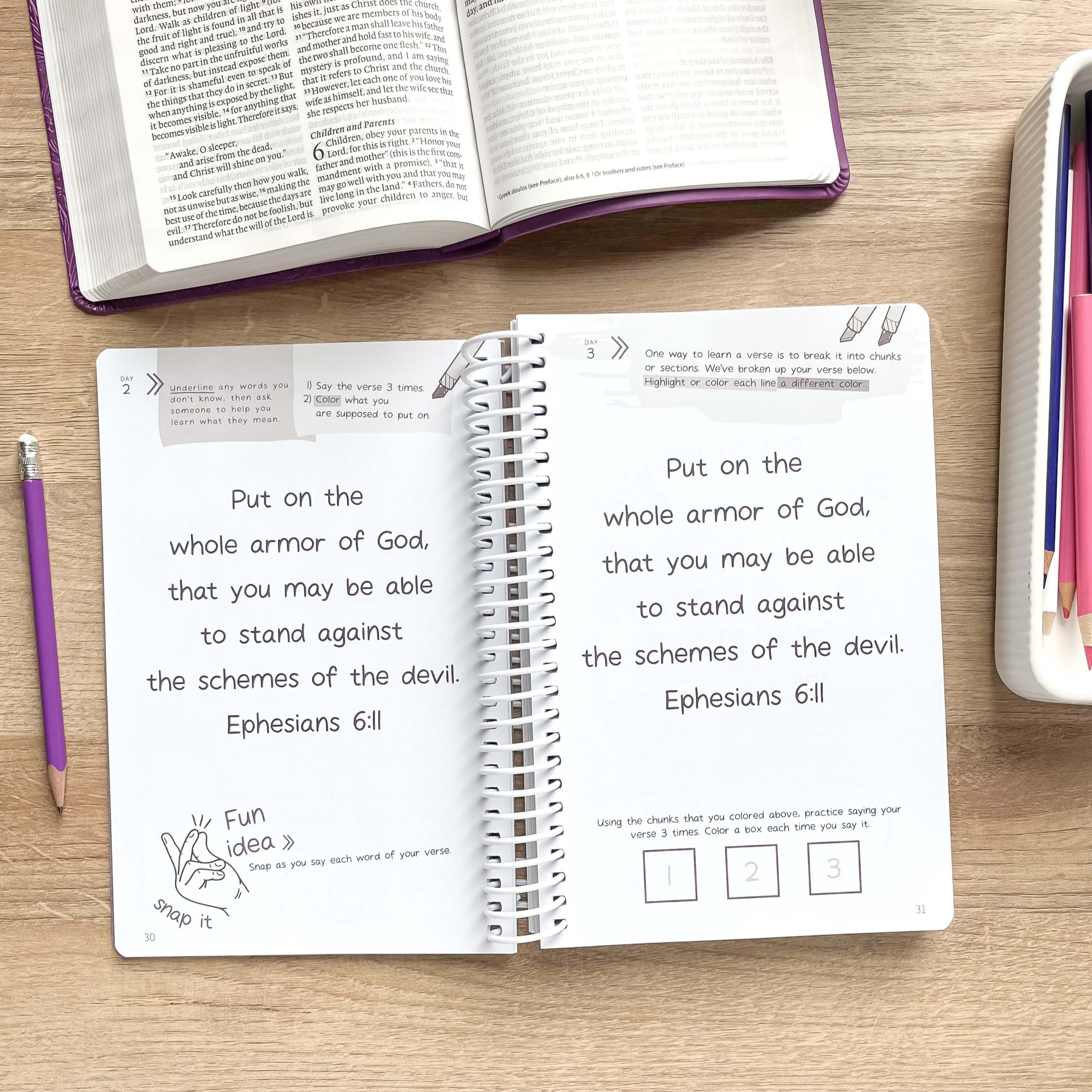 Scripture Memory Journal - Primary (Ages 5-7)
