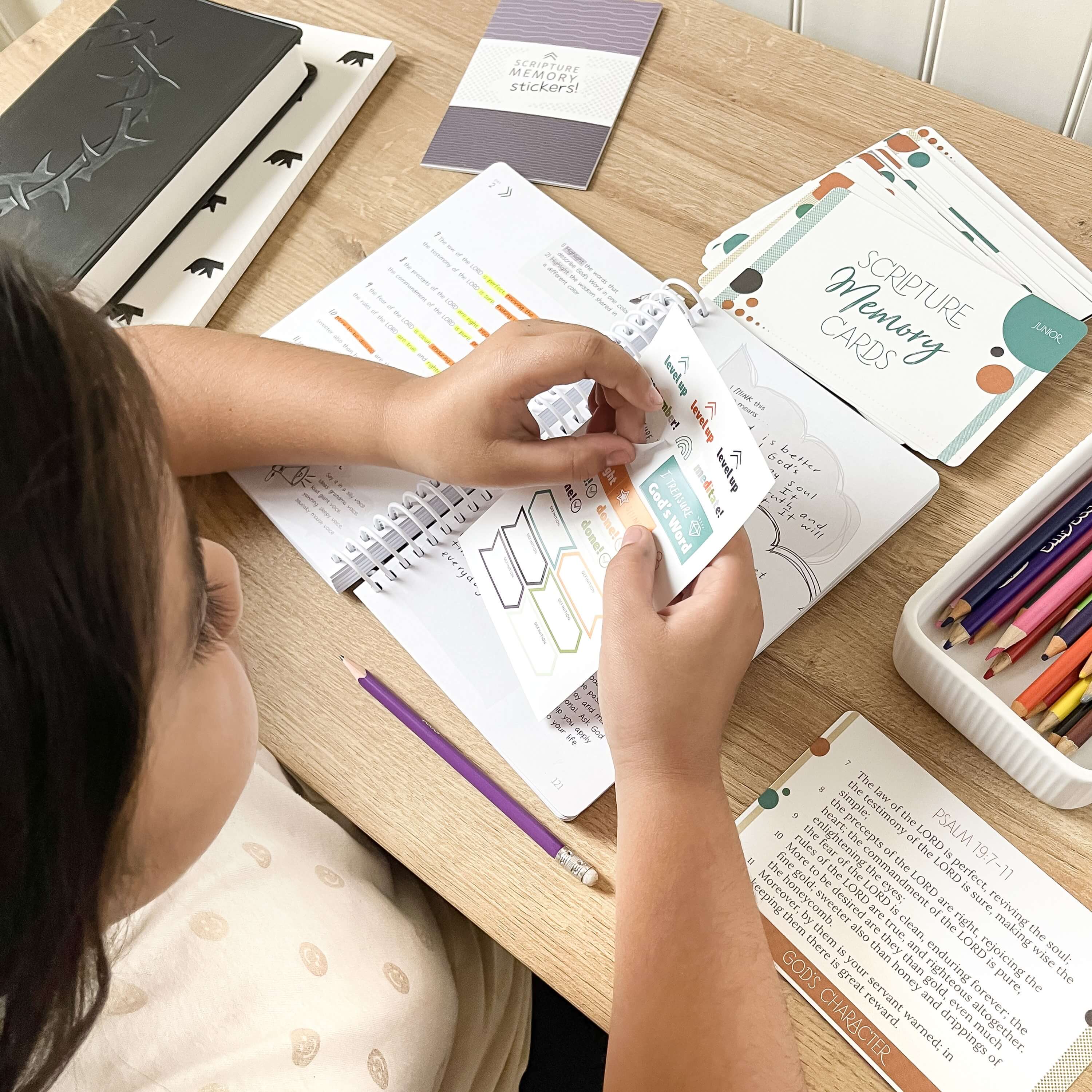 Scripture Memory Journal Sticker Collection
