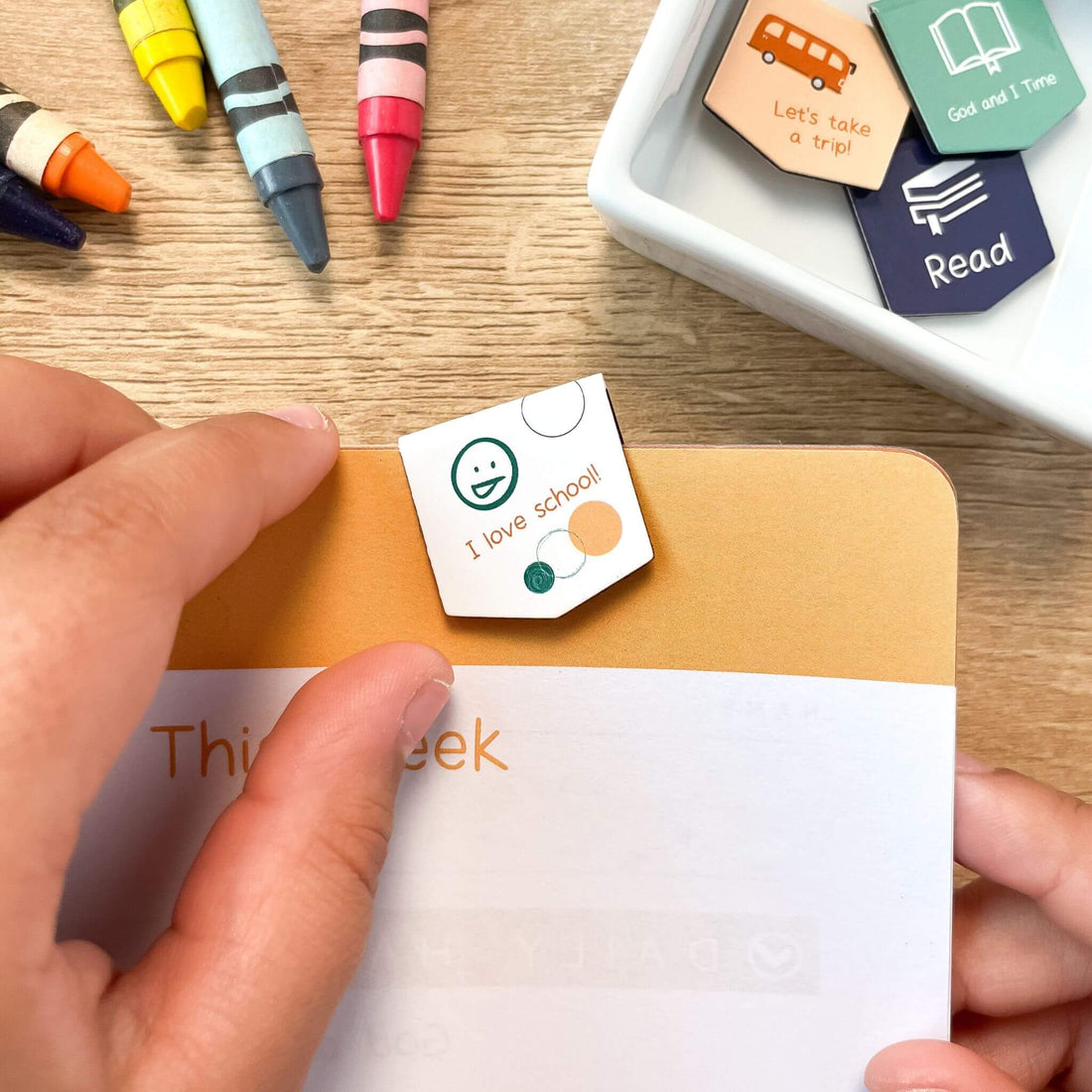 Homeschool Planner Page Markers - Primary