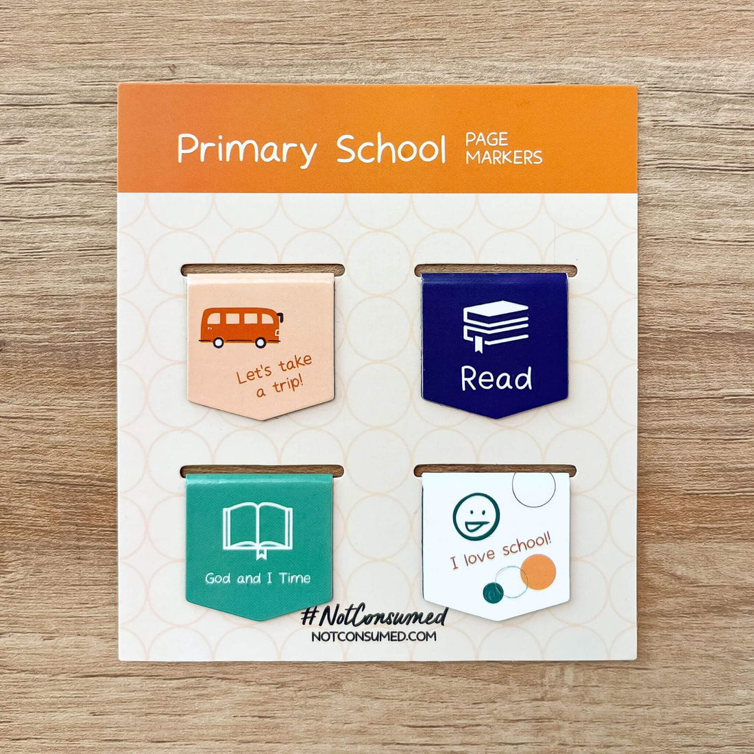 Homeschool Planner Page Markers - Primary