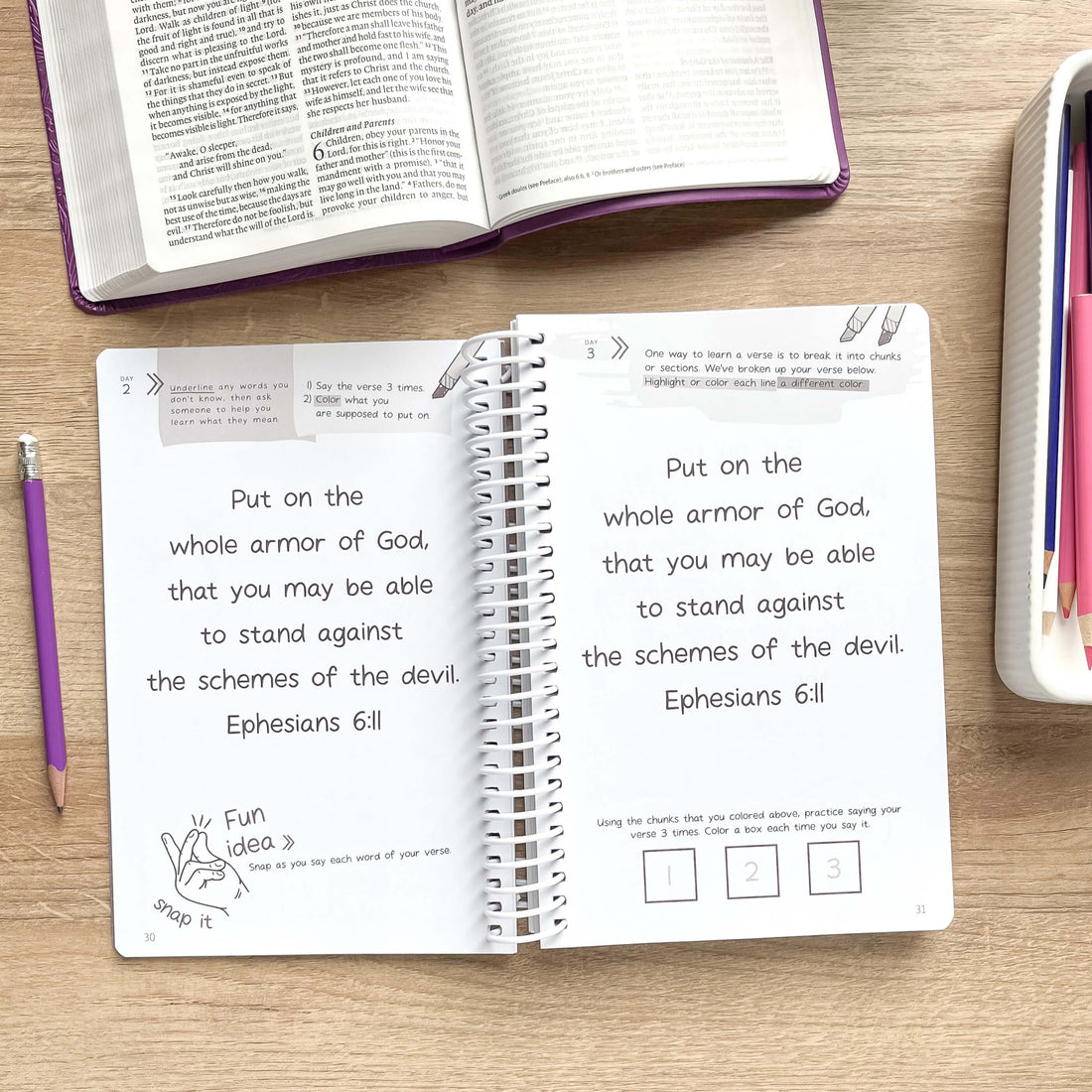 Scripture Memory Journal - Primary (Ages 5-7)