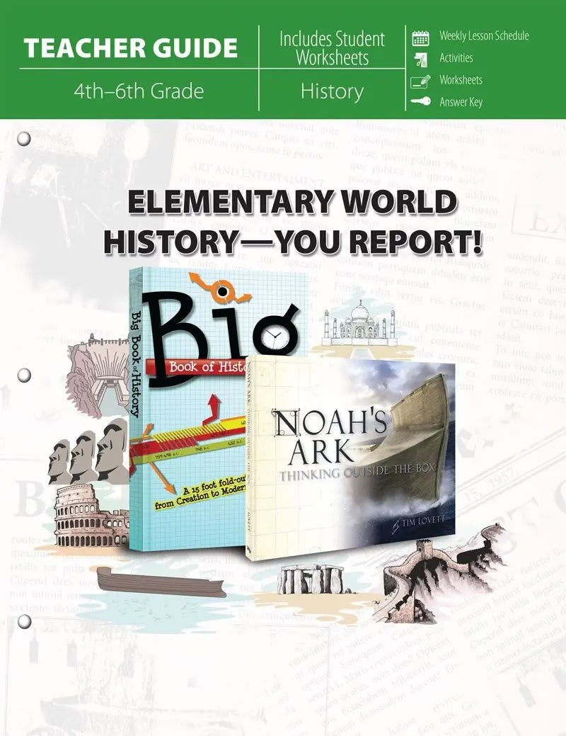 Elementary World History - You Report! (Teacher Guide)