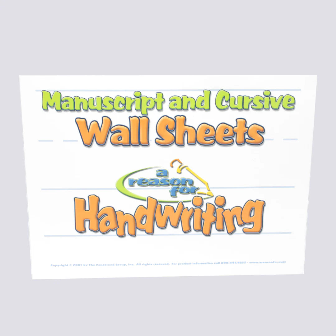 Handwriting Alphabet Wall Sheets