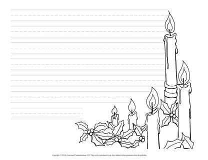 Handwriting Manuscript Border Sheet Pack