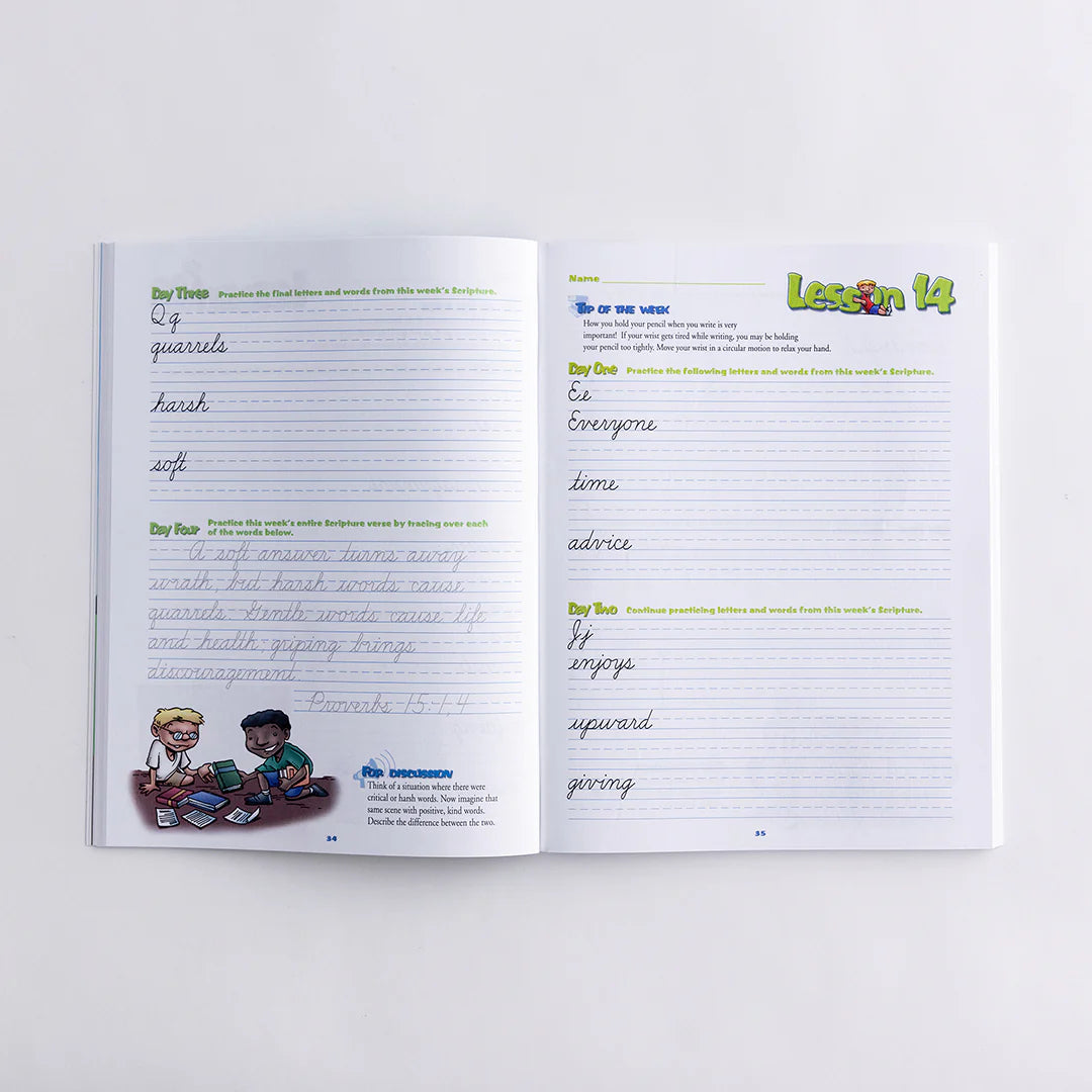 Handwriting Level F - Cursive