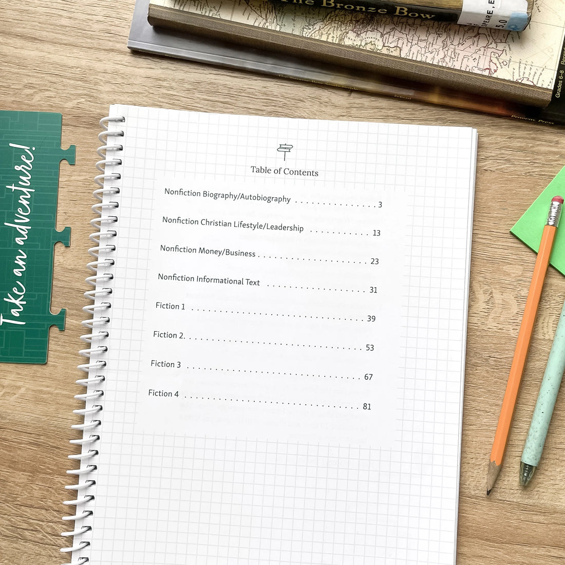 Middle School Reading Journal